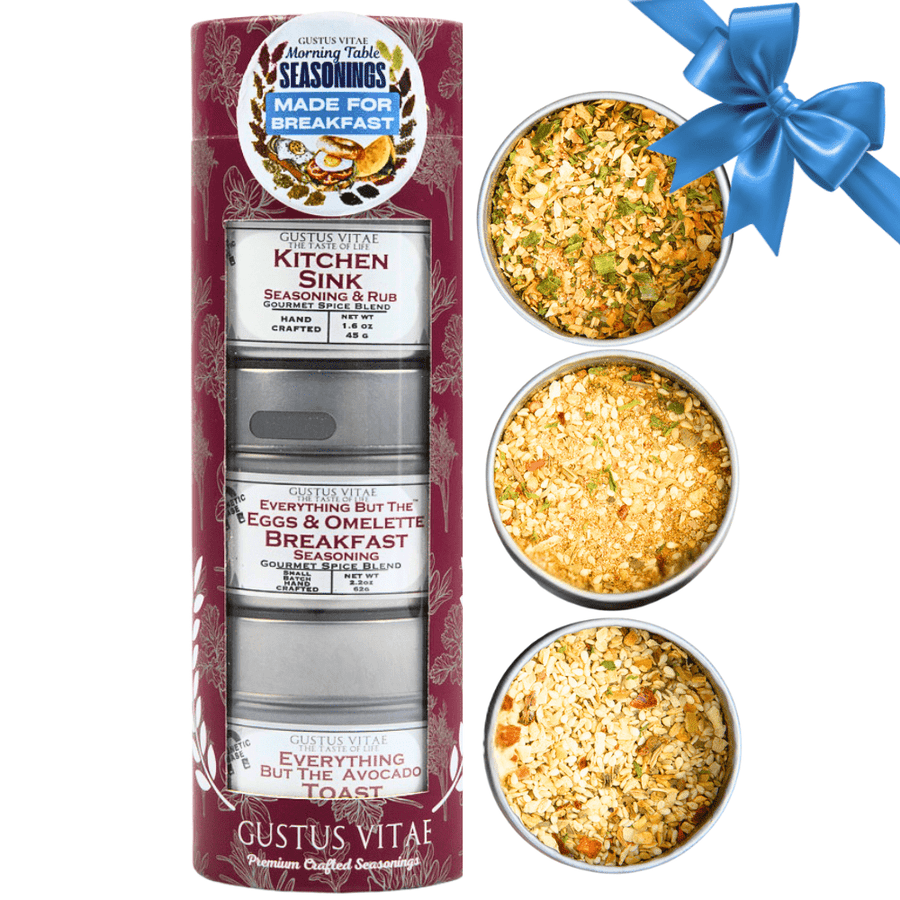 Made for Breakfast: The Morning Table Seasonings | Gift Pack Set of 3 - BBQRubs.com