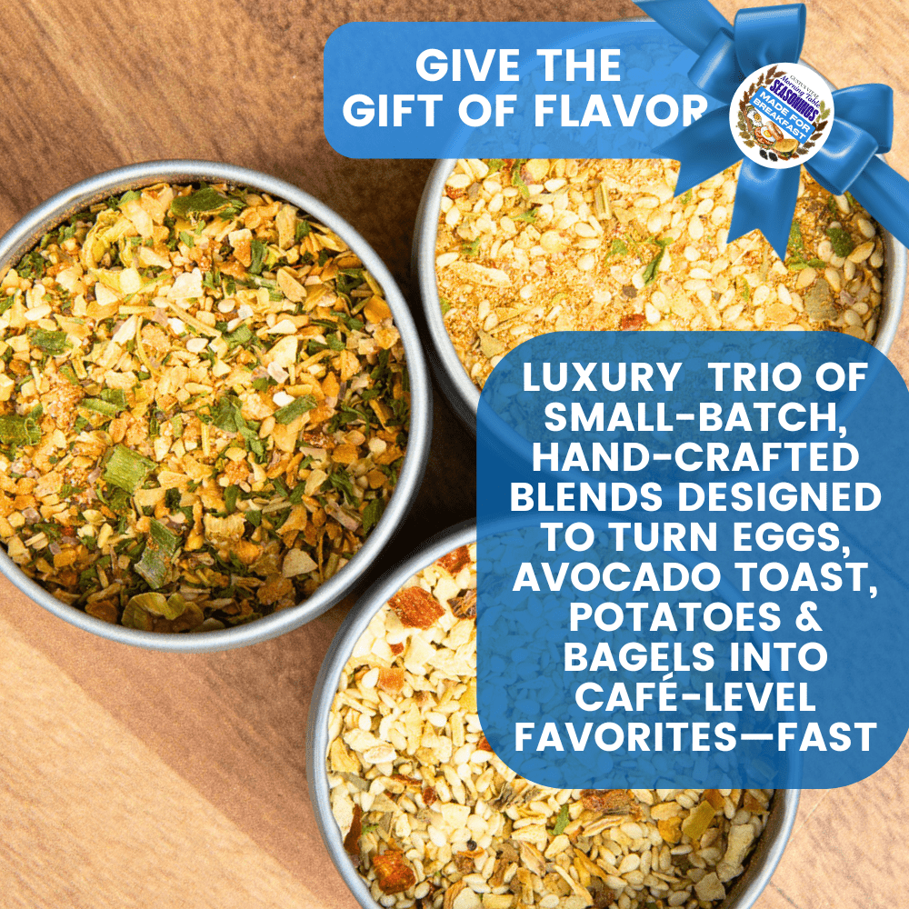 Made for Breakfast: The Morning Table Seasonings | Gift Pack Set of 3 - BBQRubs.com