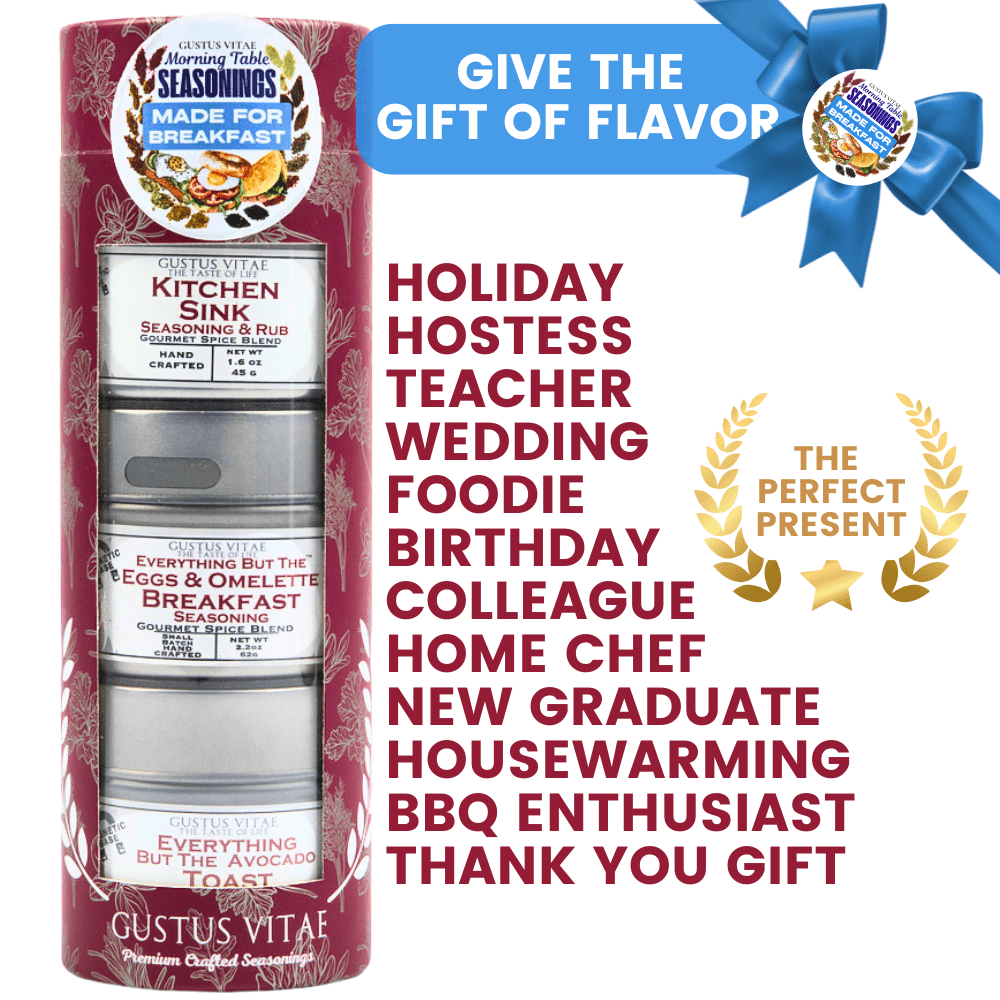 Made for Breakfast: The Morning Table Seasonings | Gift Pack Set of 3 - BBQRubs.com