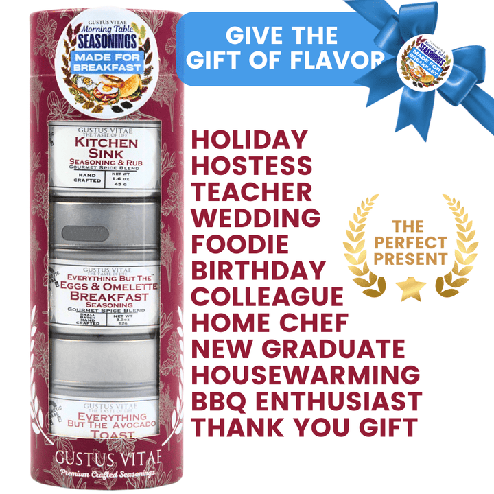 Made for Breakfast: The Morning Table Seasonings | Gift Pack Set of 3 - BBQRubs.com