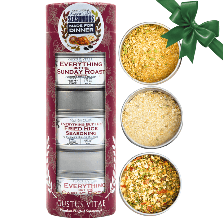 Made for Dinner: Supper Table Seasonings  | Gift Pack Set of 3