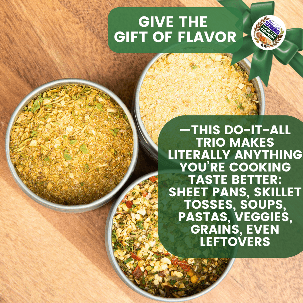 Made for Dinner: Supper Table Seasonings  | Gift Pack Set of 3