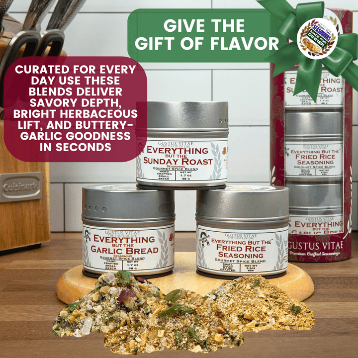 Made for Dinner: Supper Table Seasonings  | Gift Pack Set of 3