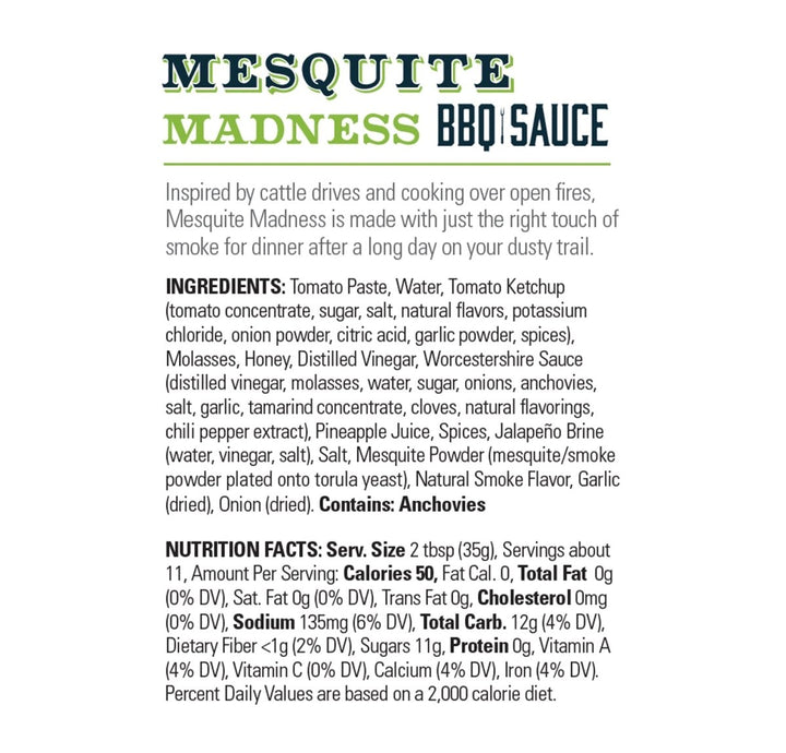 Mesquite Madness® Sauce - BBQRubs.com