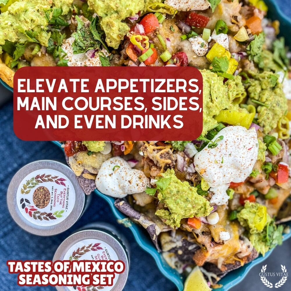 Mexican Seasoning Gift Set - Tastes of Mexico - Artisanal Spice Blends Six Pack - BBQRubs.com