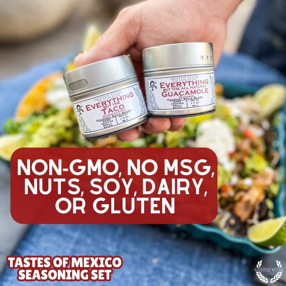Mexican Seasoning Gift Set - Tastes of Mexico - Artisanal Spice Blends Six Pack - BBQRubs.com