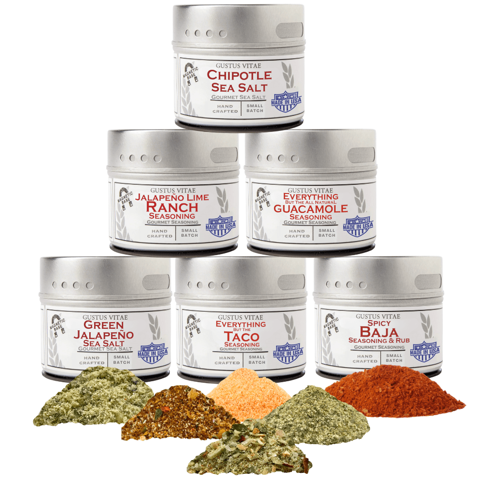 Mexican Seasoning Gift Set - Tastes of Mexico - Artisanal Spice Blends Six Pack - BBQRubs.com