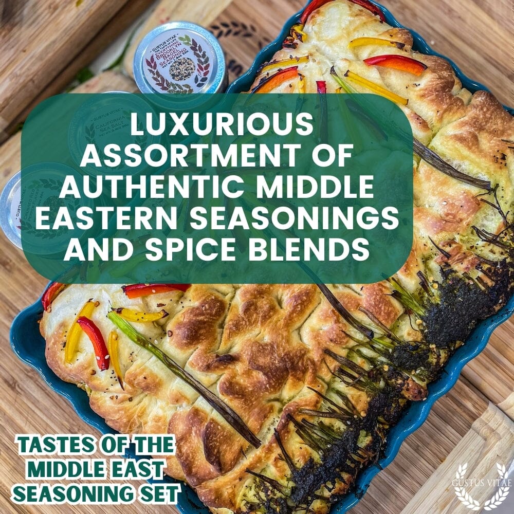 Middle Eastern Seasoning Gift Set - Tastes of The Middle East - Artisanal Spice Blends Six Pack - BBQRubs.com