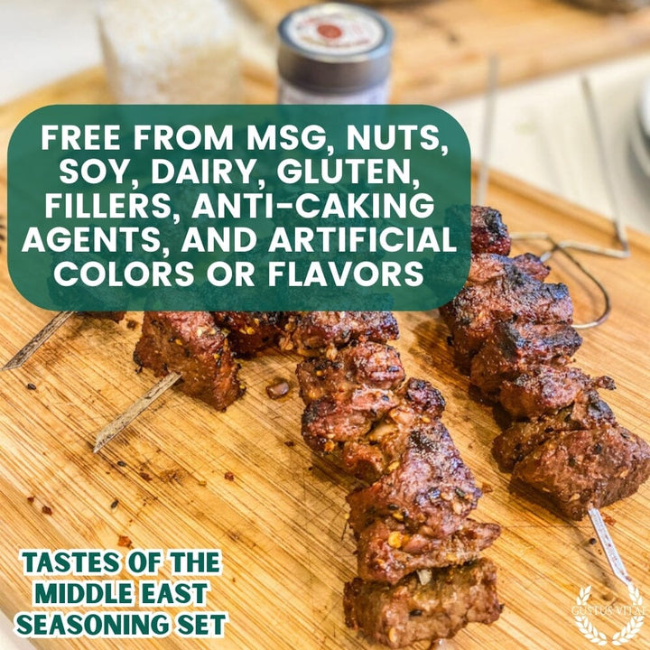 Middle Eastern Seasoning Gift Set - Tastes of The Middle East - Artisanal Spice Blends Six Pack - BBQRubs.com