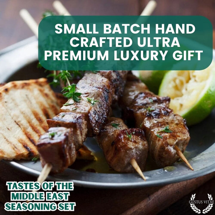Middle Eastern Seasoning Gift Set - Tastes of The Middle East - Artisanal Spice Blends Six Pack - BBQRubs.com