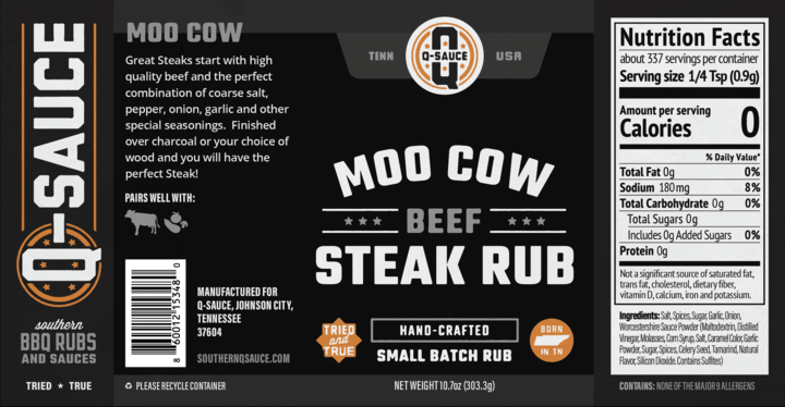 Moo Cow Steak Rub - BBQRubs.com