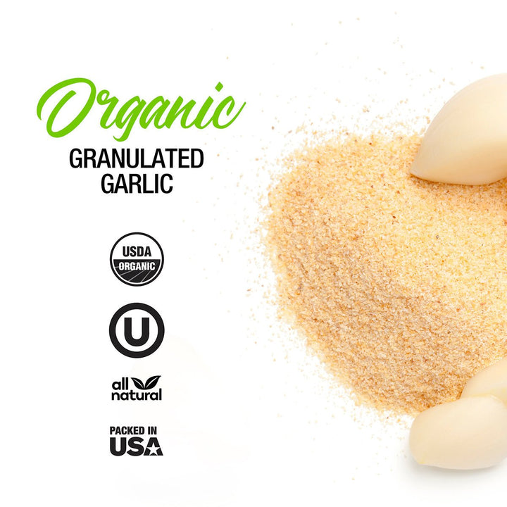 Organic Granulated Garlic - BBQRubs.com