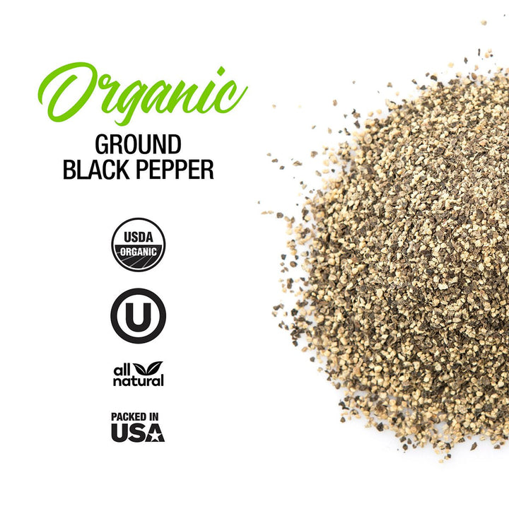 Organic Ground Black Pepper - BBQRubs.com