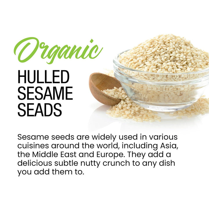 Organic Hulled Sesame Seeds - BBQRubs.com