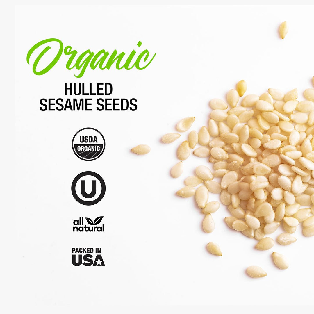 Organic Hulled Sesame Seeds - BBQRubs.com