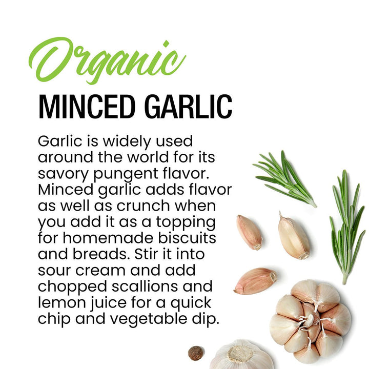 Organic Minced Garlic - BBQRubs.com