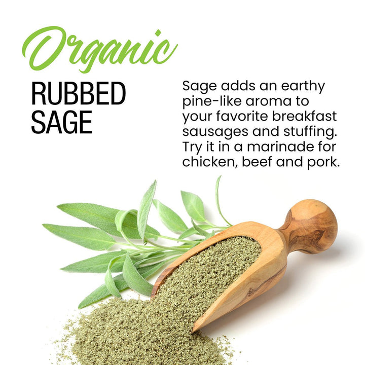 Organic Rubbed Sage - BBQRubs.com