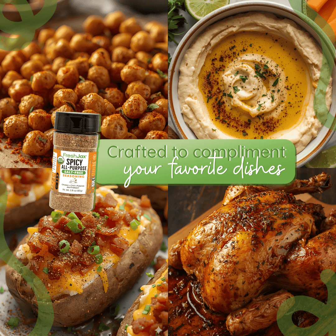 Organic Salt-Free Spicy All-Purpose Seasoning – Bold Heat No Sodium - BBQRubs.com