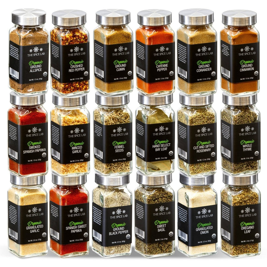 Organic Starter Spice Set - 18 Jars - BBQRubs.com