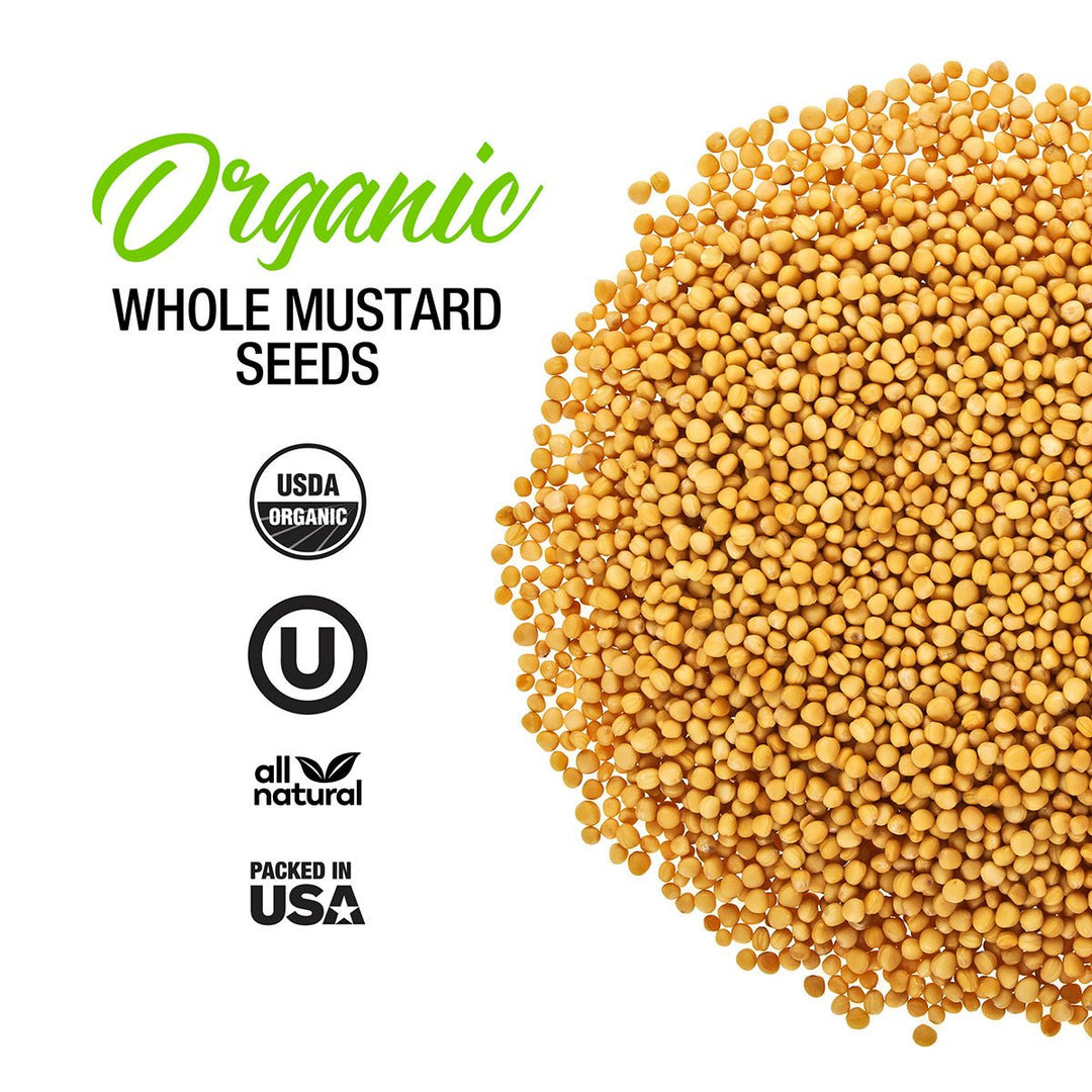 Organic Whole Mustard Seeds - BBQRubs.com