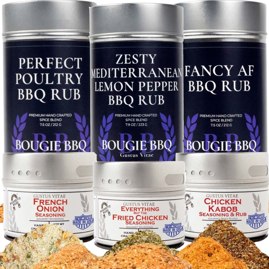 Perfect For Poultry | Complete 6 Pack Collection | Gourmet Seasonings and Rubs For Chicken, Duck, Turkey, and Wild Game - BBQRubs.com