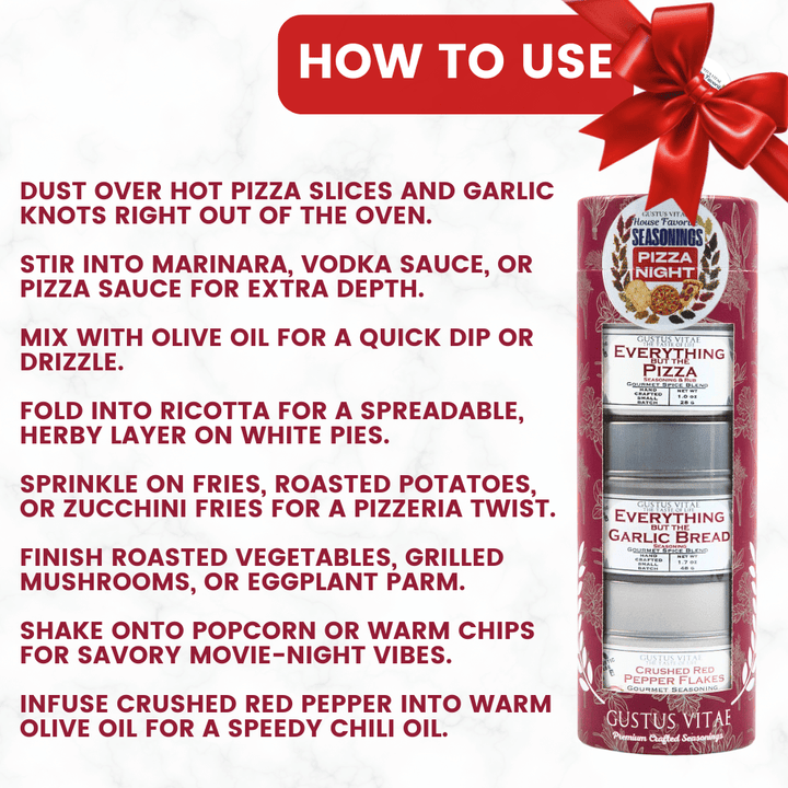 Pizza Night House Favorite Seasonings | Gift Pack Set of 3 - BBQRubs.com