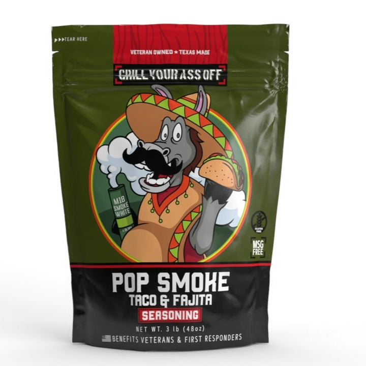 Pop Smoke Taco & Fajita Seasoning - BBQRubs.com