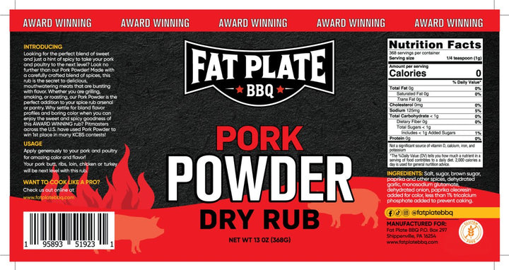 Pork Powder Rub - BBQRubs.com