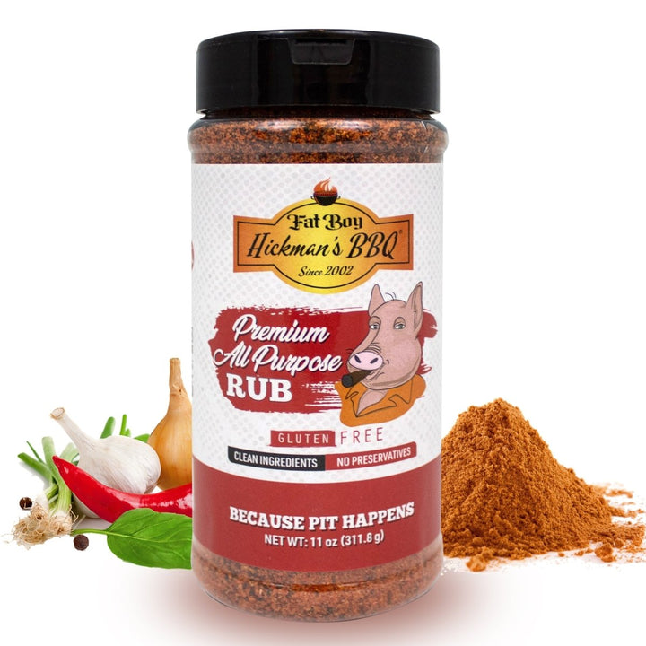 Premium All Purpose Gluten Free Keto Friendly BBQ Rub 11 oz - BBQRubs.com