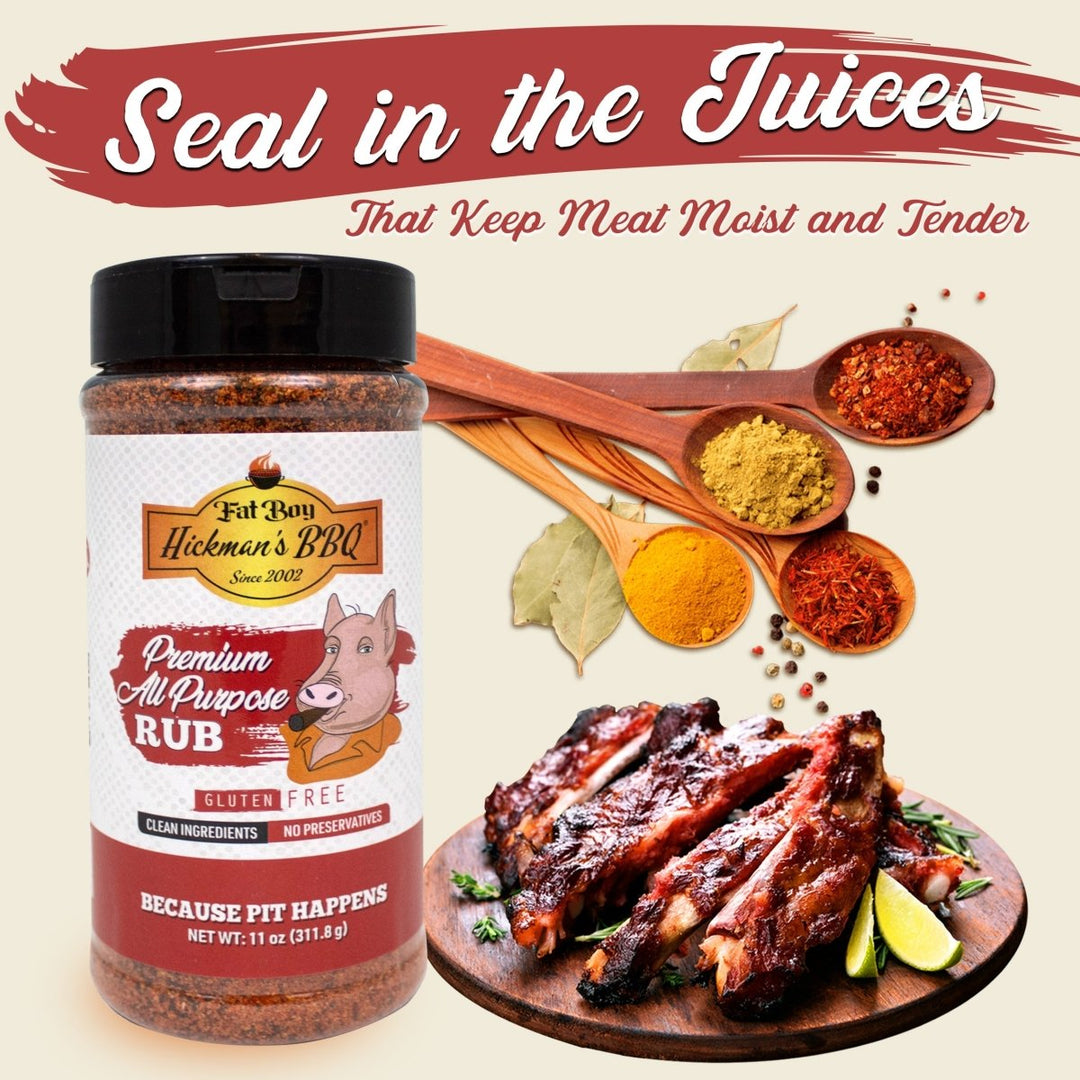 Premium All Purpose Gluten Free Keto Friendly BBQ Rub 11 oz - BBQRubs.com