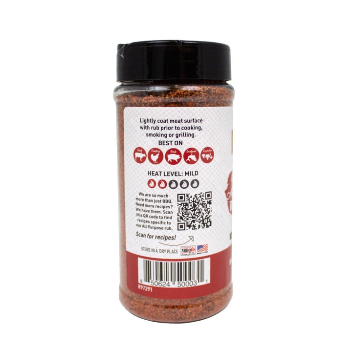 Premium All Purpose Gluten Free Keto Friendly BBQ Rub 11 oz - BBQRubs.com