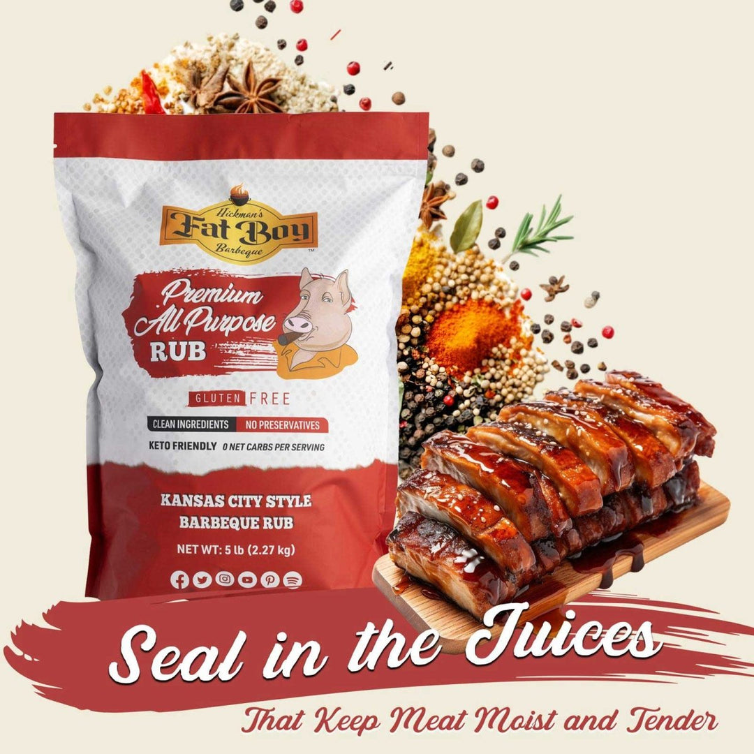 Premium All Purpose Gluten Free Natural BBQ Rub 5 lb - BBQRubs.com