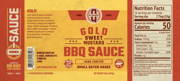 Q Sauce Gold - BBQRubs.com