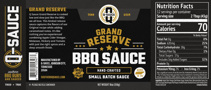 Q Sauce Grand Reserve - BBQRubs.com