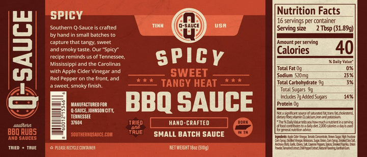 Q Sauce - Spicy - BBQRubs.com
