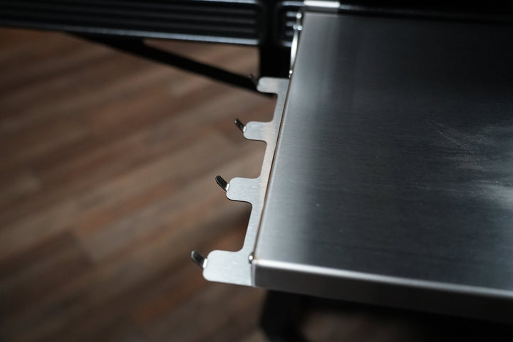 Recteq RT-800 / Deck Boss 800 | Pimp My Grill® Tactical Stainless Folding Front Shelf