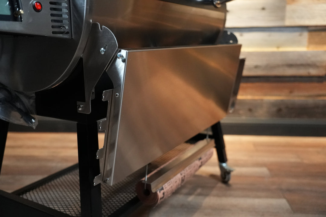 Recteq RT-700 / RT-680 | Pimp My Grill® Tactical Stainless Folding Front Shelf