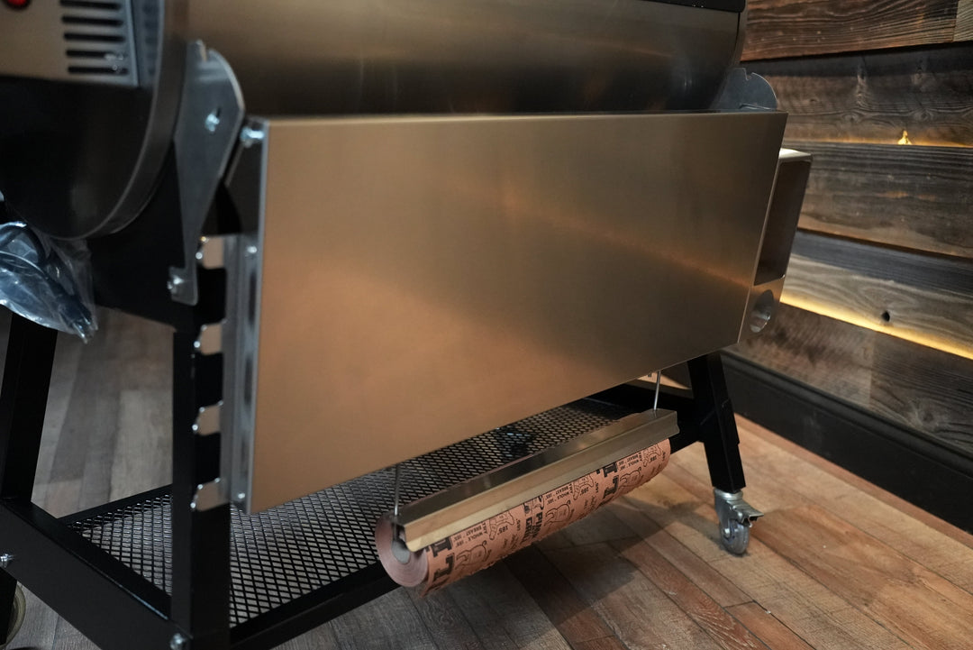 Recteq RT-700 / RT-680 | Pimp My Grill® Tactical Stainless Folding Front Shelf
