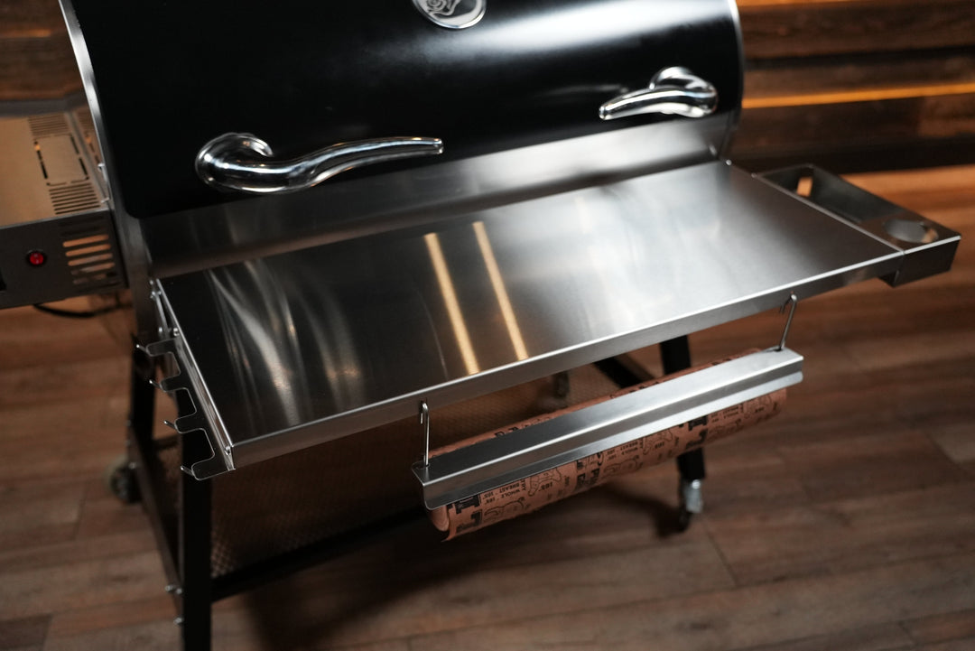 Recteq RT-700 / RT-680 | Pimp My Grill® Tactical Stainless Folding Front Shelf