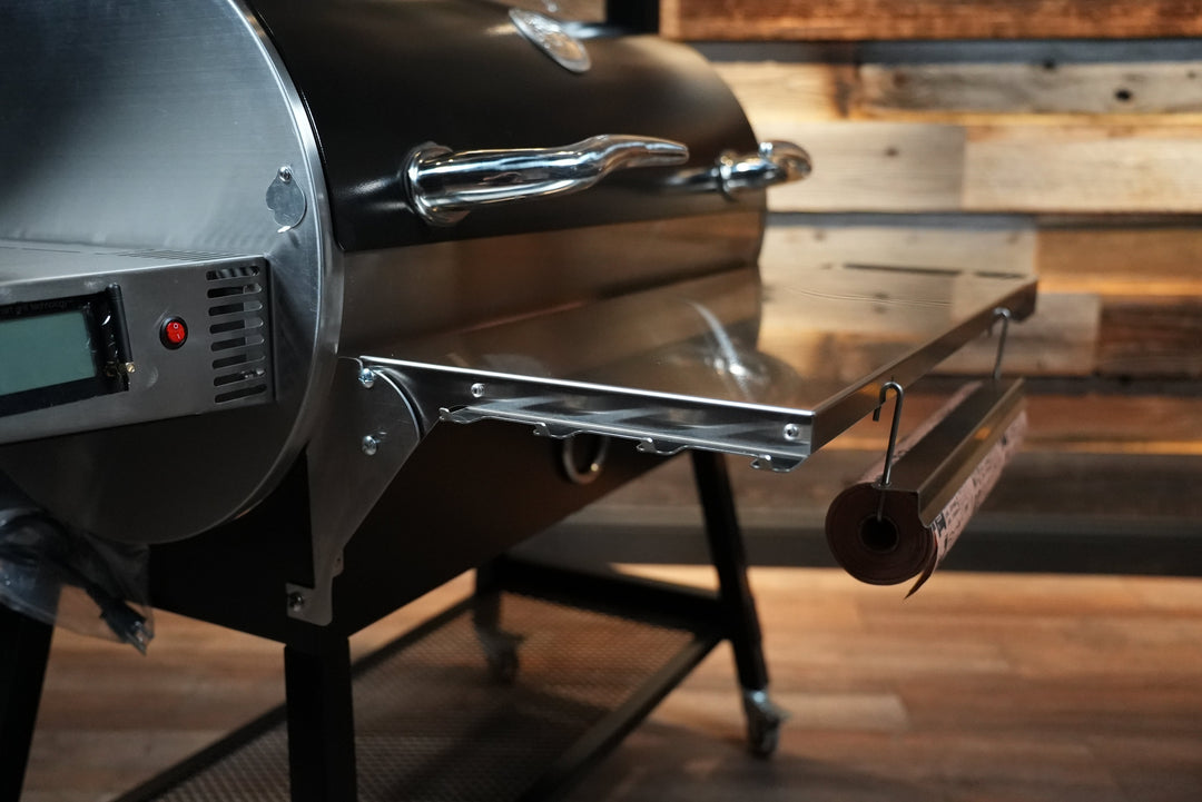 Recteq RT-700 / RT-680 | Pimp My Grill® Tactical Stainless Folding Front Shelf