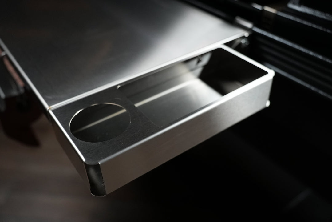 Recteq RT-700 / RT-680 | Pimp My Grill® Tactical Stainless Folding Front Shelf