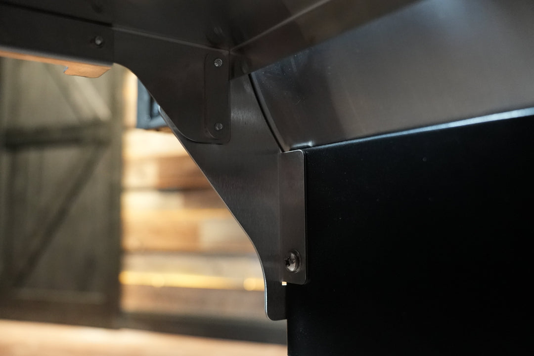 Recteq RT-700 / RT-680 | Pimp My Grill® Tactical Stainless Folding Front Shelf