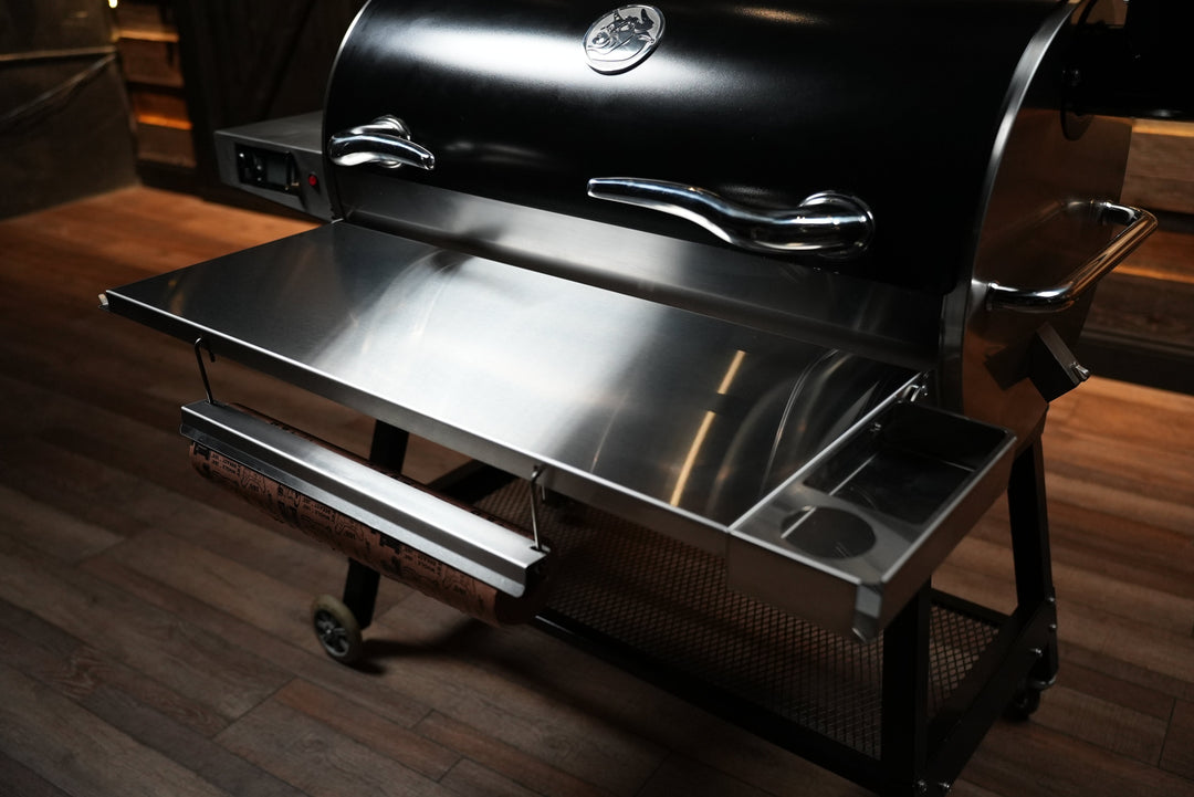 Recteq RT-700 / RT-680 | Pimp My Grill® Tactical Stainless Folding Front Shelf