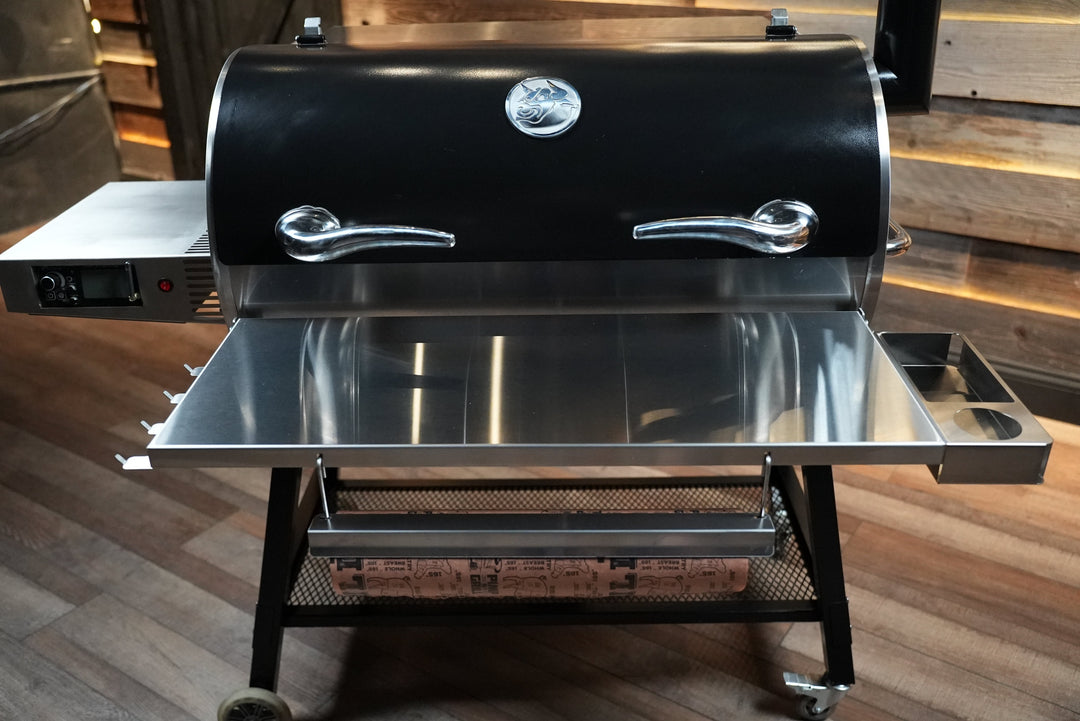 Recteq RT-700 / RT-680 | Pimp My Grill® Tactical Stainless Folding Front Shelf