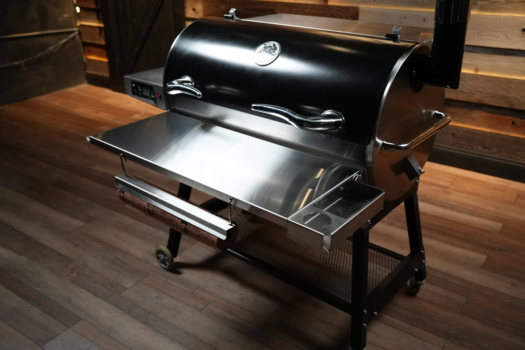 Recteq RT-700 / RT-680 | Pimp My Grill® Tactical Stainless Folding Front Shelf