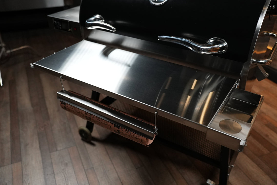 Recteq RT-700 / RT-680 | Pimp My Grill® Tactical Stainless Folding Front Shelf