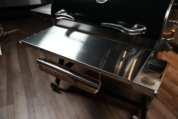 Recteq RT-700 / RT-680 | Pimp My Grill® Tactical Stainless Folding Front Shelf