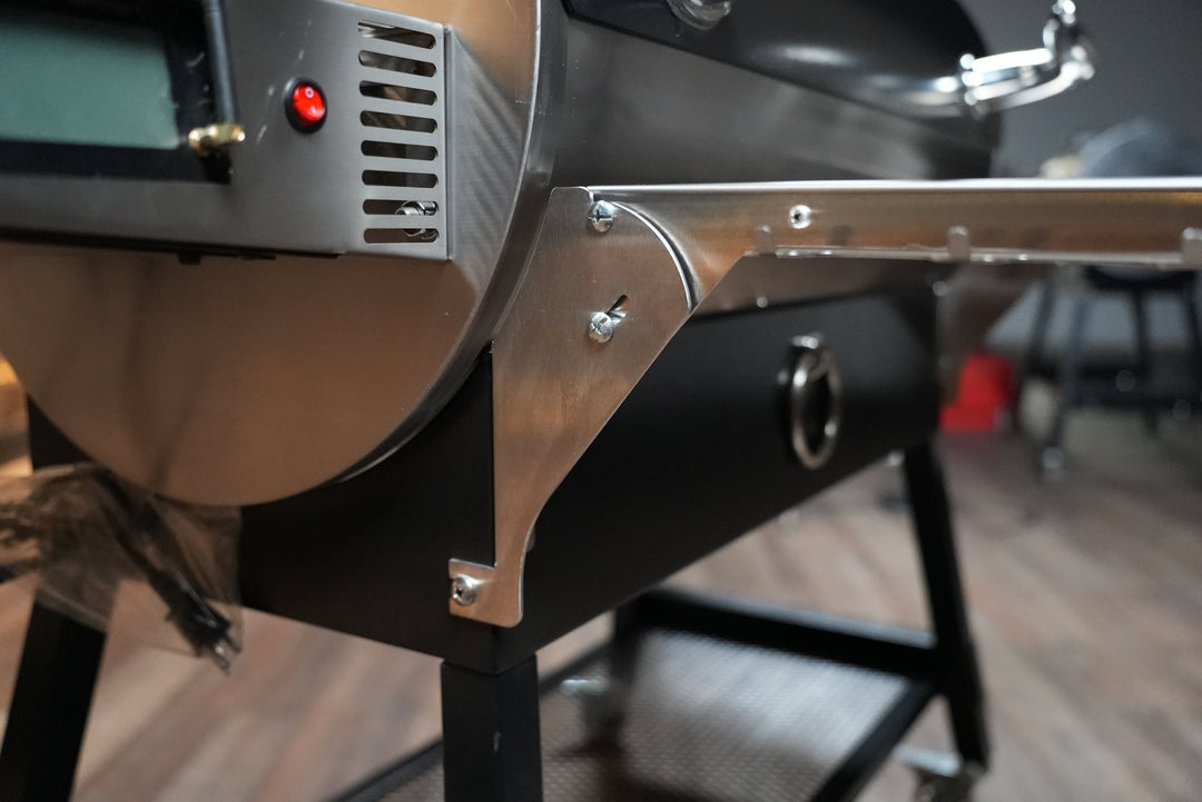 Recteq RT-700 / RT-680 | Pimp My Grill® Tactical Stainless Folding Front Shelf