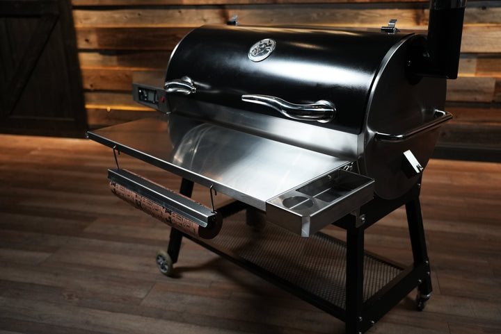 Recteq RT-700 / RT-680 | Pimp My Grill® Tactical Stainless Folding Front Shelf