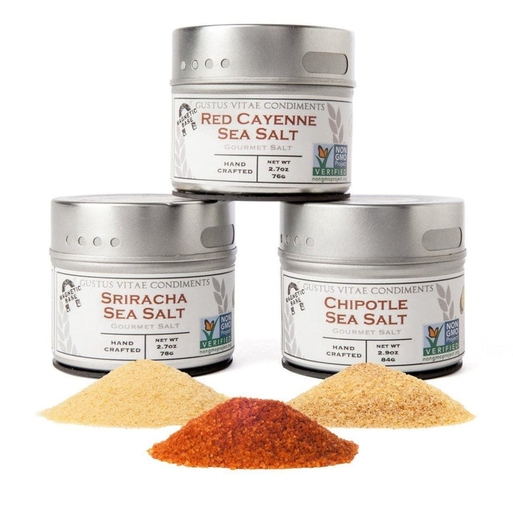 Red Hot Sea Salts Collection - 3 Tins - BBQRubs.com